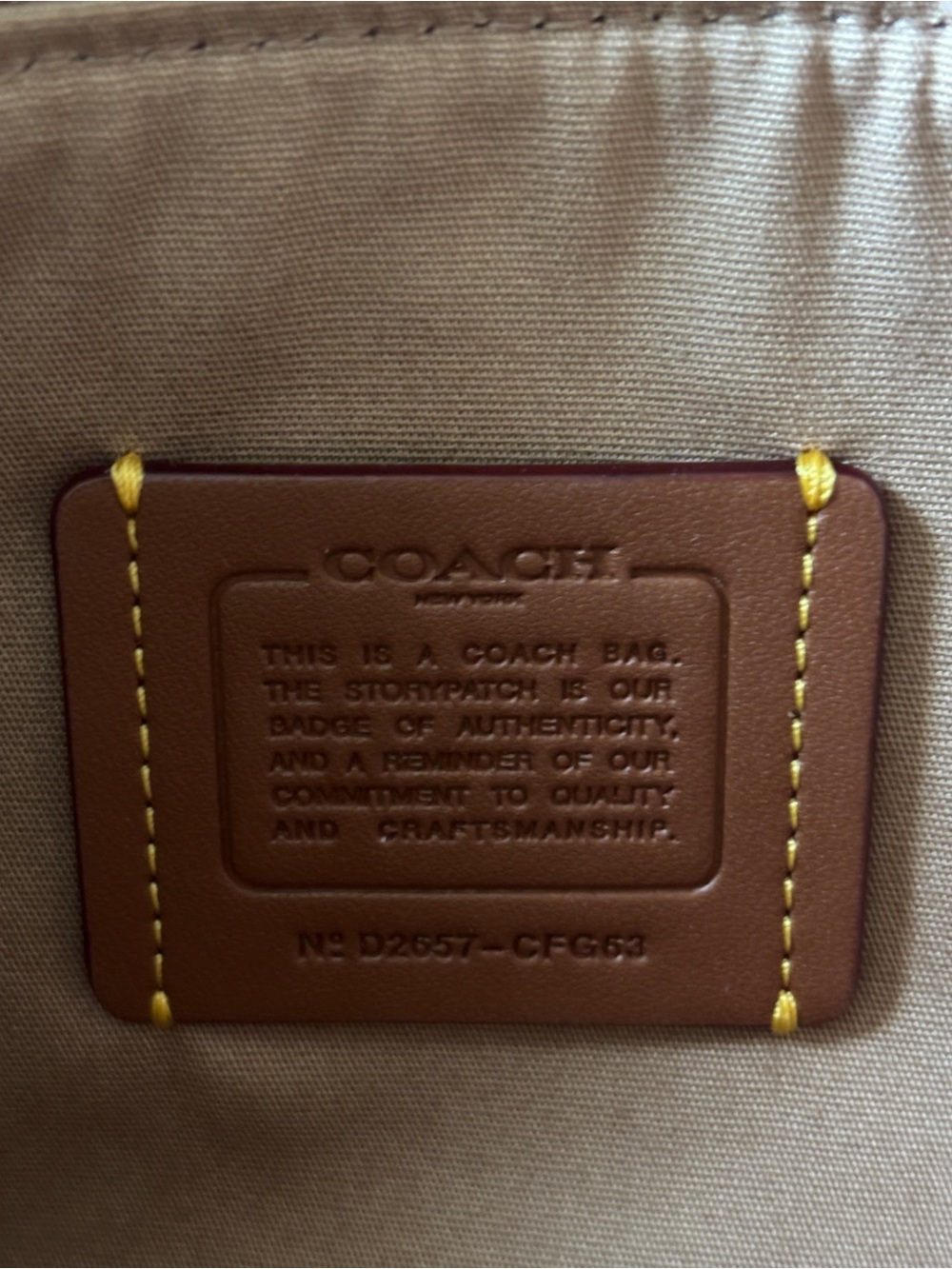 New Coach Plaza Crystal Shoulder Bag Brown - Picture 11 of 13